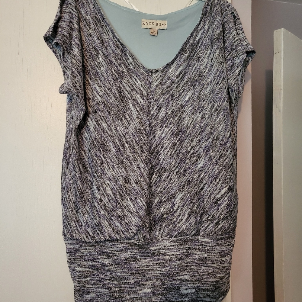 Thicker knit tank blouse